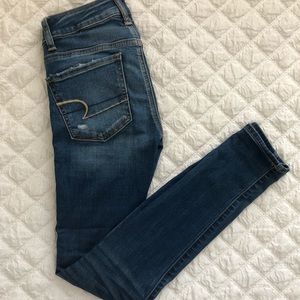 Distressed American Eagle jeans
